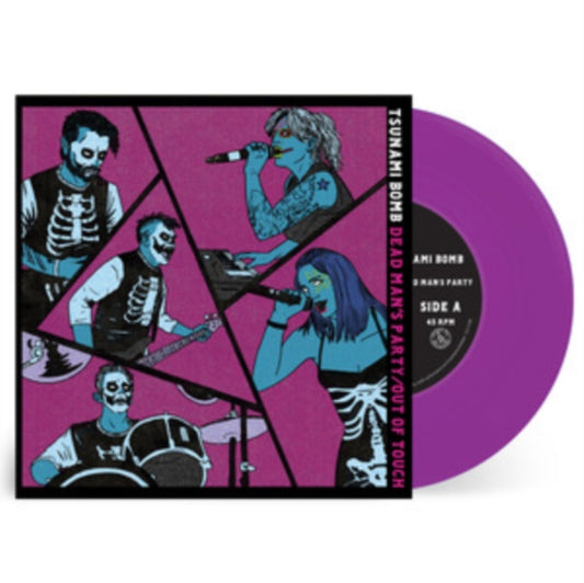 Tsunami Bomb - Dead Mans Party / Out Of Touch (Purple Vinyl) (Vinyl)