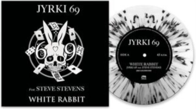 Jyrki 69 - White Rabbit (Black/White Splatter Vinyl) (Vinyl Single)