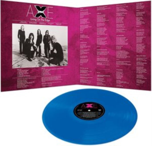 Axe - Living On The Edge (Blue Vinyl) (Vinyl)