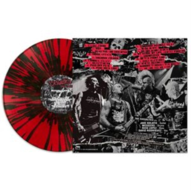 Casualties - Until Death - Studio Sessions (Red/Black Splatter Vinyl) (Vinyl)