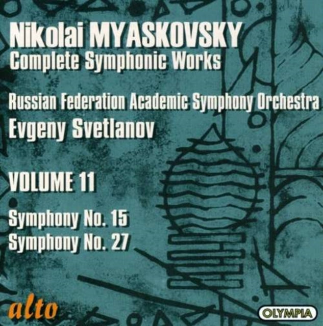 Evgeni Svetlanov / Russian Academic - Myaskovsky: Syms 15. 27 (CD)