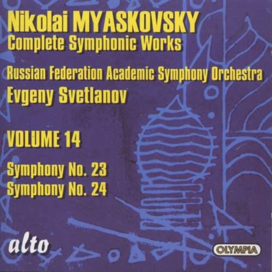 Evgeni Svetlanov / Russian Academic - Myaskovsky: Syms 23. 24 (CD)