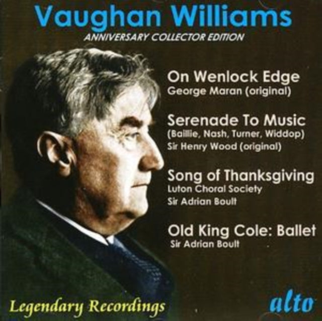 Maran. Boult Etc - Vaughan Williams Anniversary Collection (Wenlock Edge Etc) (CD)