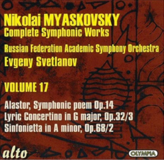 Evgeni Svetlanov / Russian Academic - Myaskovsky: Alastor. Sinfonietta Op10 (CD)