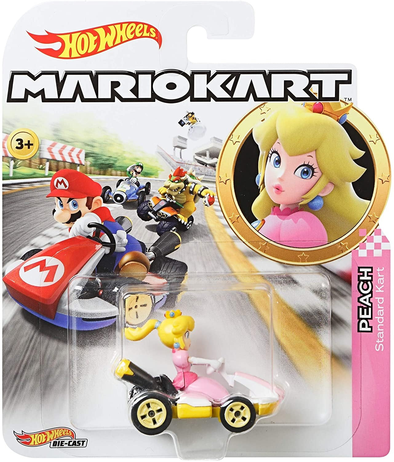 Hot Wheels - Mario Kart - Die Cast - Princess Peach (Toys)