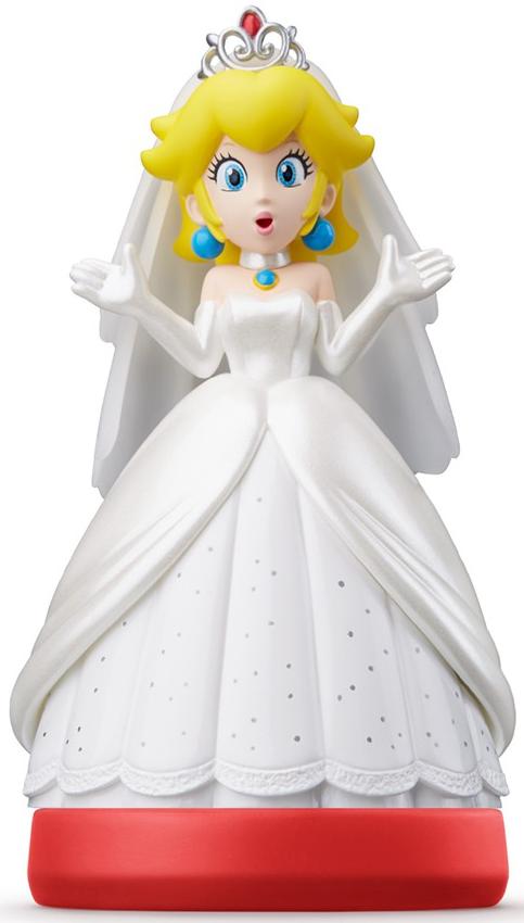 Nintendo Amiibo Character - Peach in Wedding Outfit (Super Mario Odyssey Collection) (Nintendo Switch)