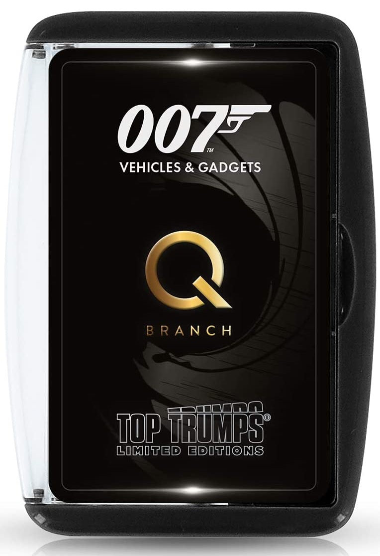 Top Trumps Card Game Limited Edition James Bond Gadgets and Vehicles (Q Branch)