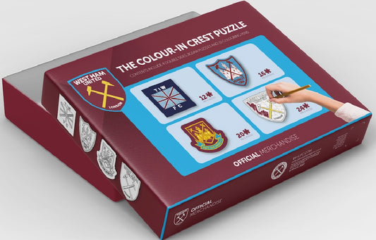 Official Football Club Colour-In Crest Puzzle West Ham Puzzle