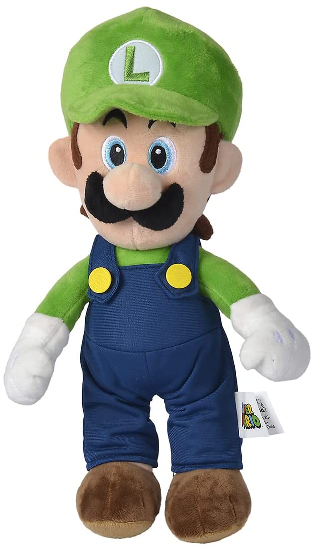 Nintendo - Simba Plush - Super Mario Luigi Plush, 30cm (Plush)