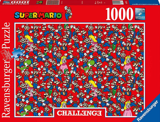 Ravensburger Puzzle - Super Mario - 1000 Pieces Challenge Edition Jigsaw Puzzle Puzzle