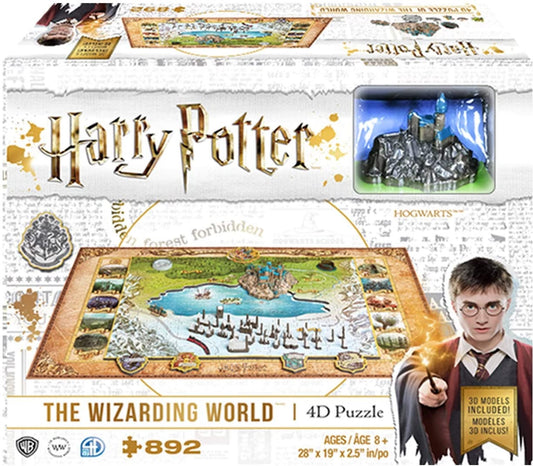 Wrebbit 3D Puzzle - Harry Potter: The Wizarding World 892 Piece Puzzle