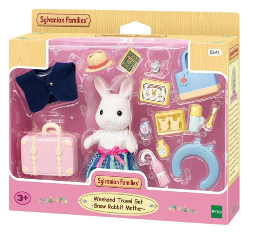 Sylvanian Families - Weekend Travel Set Snow Rabbit Mother