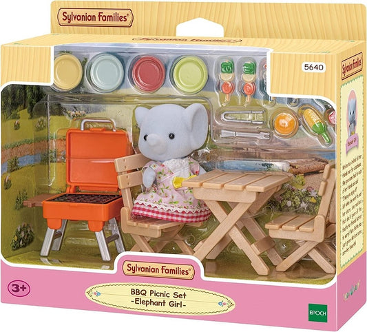 Sylvanian Families - BBQ Picnic Set Elephant Girl