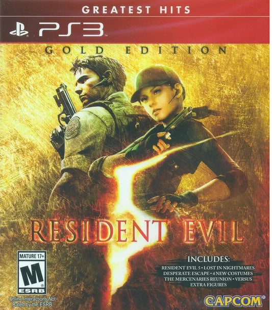 Resident Evil 5: Gold Edition (US Import) (Greatest Hits) (PS3)