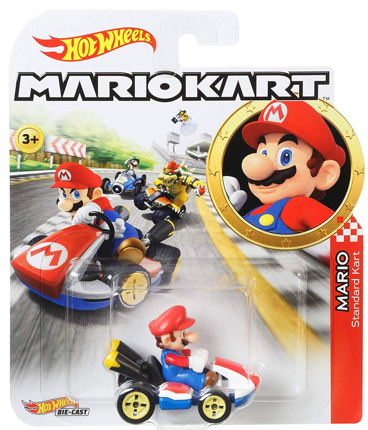 Hot Wheels - Mario Kart - Die Cast - Mario (Toys)