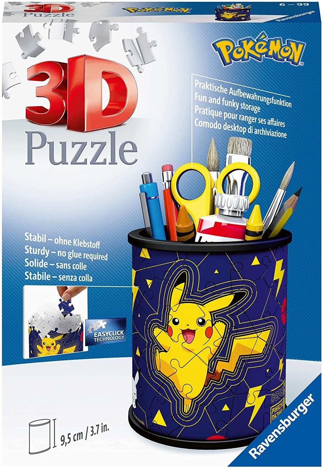 Ravensburger Puzzle - Pokemon Pencil Holder puzzle 54 Piece Puzzle