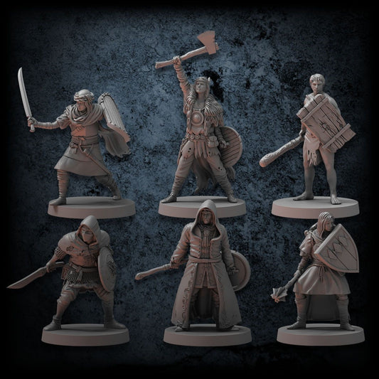 Dark Souls: RPG Mini Wave 1 No 6 - Unkindled Heroes Pack 2 Figure