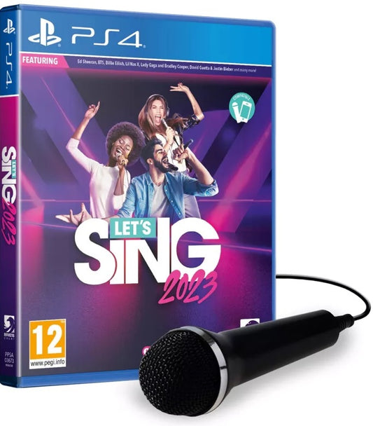 Let's Sing 2023 - Single Mic Bundle (PS4)