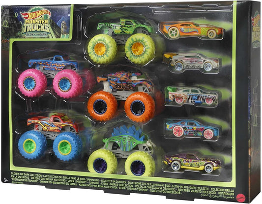 Hot Wheels - Monster Trucks Glow In The Dark Car Bundle (Toys)