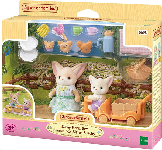 Sylvanian Families - Sunny Picnic Set Fennec Fox Sister & Baby