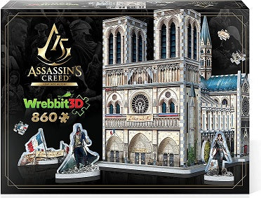 Wrebbit 3D Puzzle - Assassins Creed Notre Dame Puzzle
