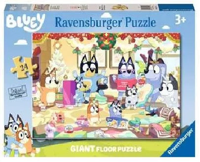 Ravensburger Puzzle - Bluey Christmas Giant fl. 24pc (Jigsaw Puzzle)