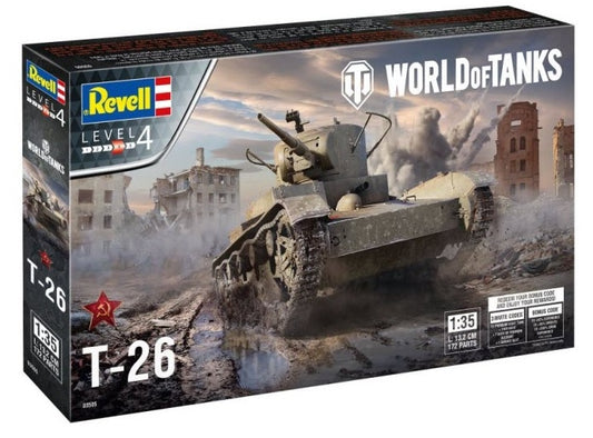Revell Model Kit World of Tanks T-26 Panzer (Model Kit)