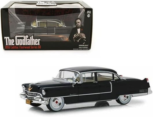 Greenlight Collectibles - 1/24 The Godfather - 1955 Cadillac Fleetwood (Diecast Model Car)