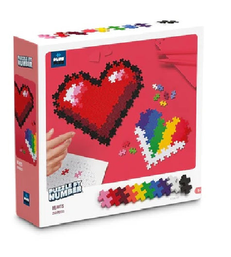 Plus-Plus: Puzzle By Number (Hearts) 250pcs (Jigsaw Puzzle)