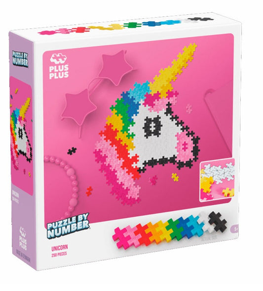 Plus-Plus: Puzzle By Number (Unicorn) 250pcs (Jigsaw Puzzle)