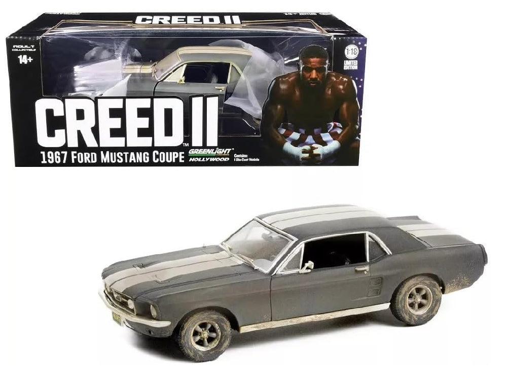 Greenlight Collectibles - 1/18 Adonis Creed - 1967 Ford Mustang Coupe (Diecast Model Car)