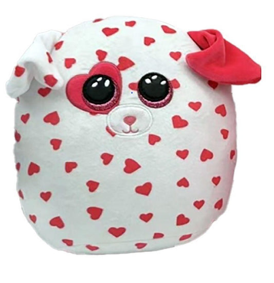 Ty - Squishaboo Valentines Beau Dog 10 inch 