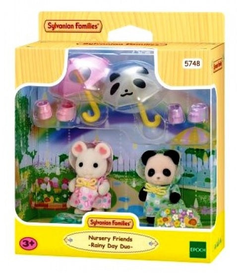 Sylvanian Families  - Nursery Friends - Rainy Day Duo