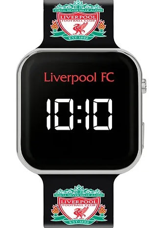 Peers Hardy - LED Strap Watch - Official Liverpool Football Club Black 