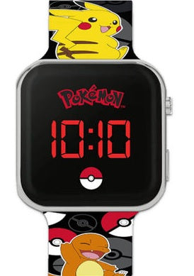 Peers Hardy - LED Strap Watch - Pokémon Black Printed Character Strap 