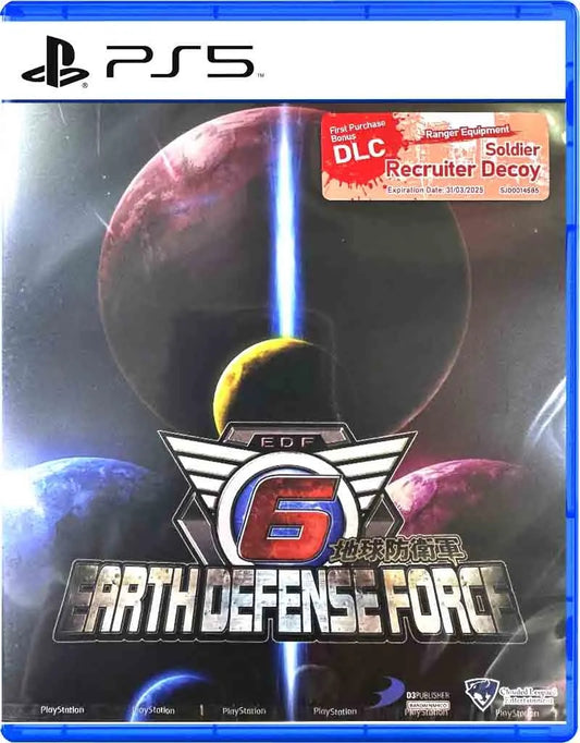 Earth Defense Force 6 (ASIAN - English in Game) (PS5)