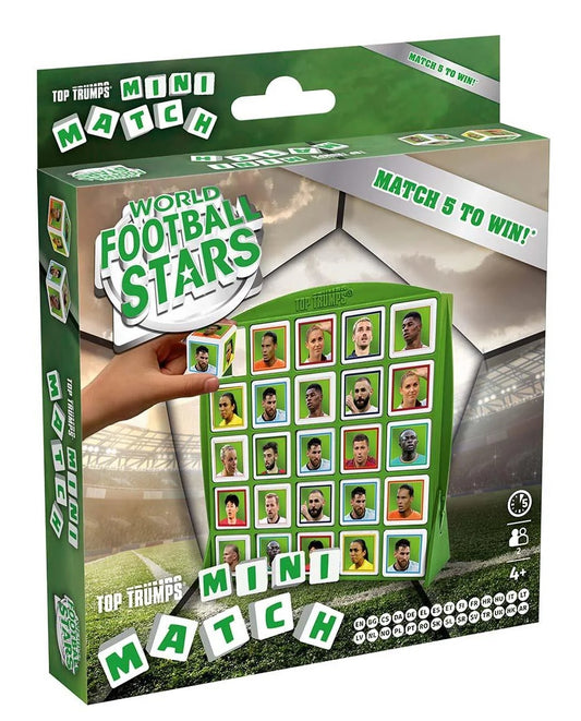 World Football Stars Top Trumps Card Game Mini Match