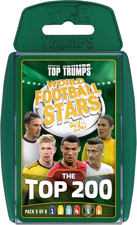 World Football Stars Top 200 Top Trumps Card Game - Pack 5