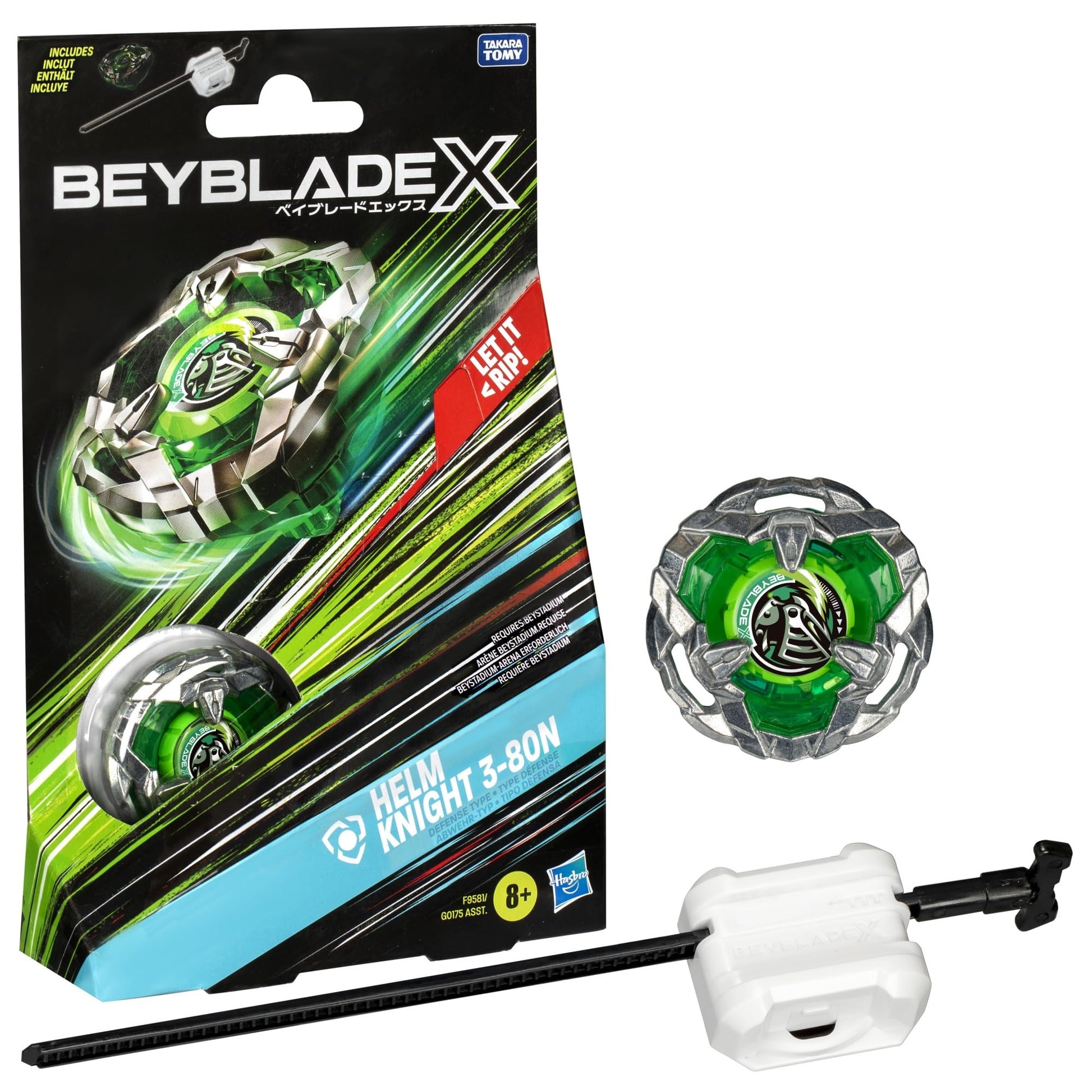 Beyblade X - Helm Knight 3-80N (Defense) (Toys)
