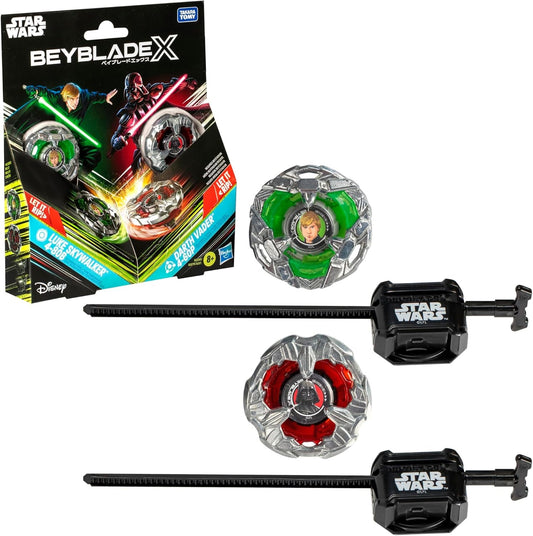 Beyblade X - Dual Pack - Luke Skywalker 4 -80B (Stamina) vs Darth Vader 4 -60B (Balance)