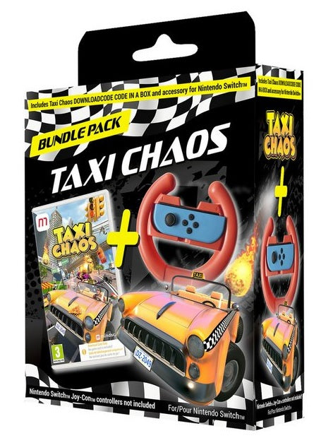 Taxi Chaos Bundle (Includes Steering Wheel) (Nintendo Switch)