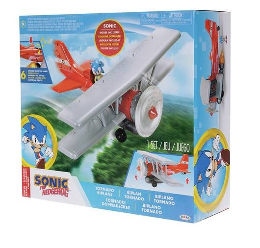 Sonic The Hedgehog - 2.5 tornado Biplane with sonic