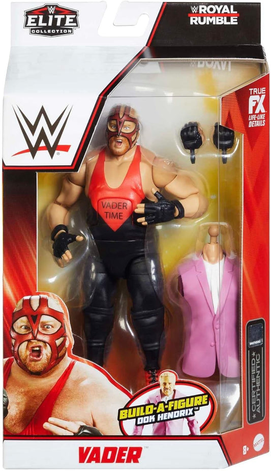 WWE - Elite Collection Royal Rumble - Vader with Accessory and Dok Hendrix Build-A-Figure Parts​ (Toys)