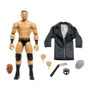 WWE - Elite Collection Royal Rumble - Ridge Holland with Accessory and Virgil Build -a -Figures parts (discontinued) 
