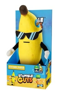 Stumble Guys - 10 inch Feature Plush Banana Guy 