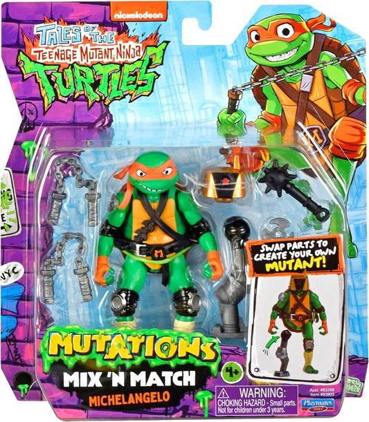 TMNT - Tales Of The Teenage Mutant Ninja Turtles Mix N Match Basic Turtles Figure - Michelangelo (Toys)
