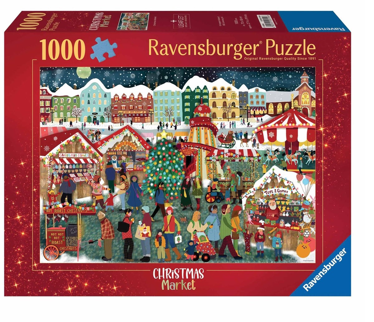 Ravensburger Puzzle - Christmas Market, 1000pc (Jigsaw Puzzle)