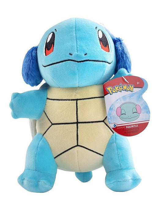 Pokemon - 8 inch Squirtle with Ear Muff - W1 