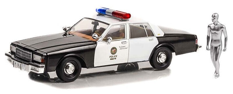 Greenlight Collectibles - 1/18 Artisan Collection - Terminator 2 (1991) - 1987 Cheverolet Caprice with Android (Diecast Model Car)