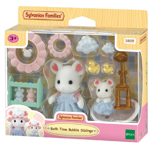 Sylvanian Families - Bath Time Bubble Siblings